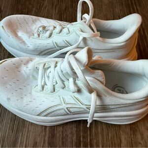 Asics White Athletic Shoes